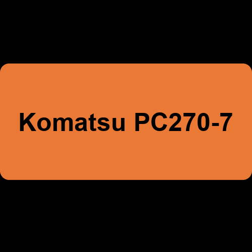 Komatsu PC270-7